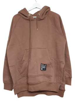 MEGI Bluza dłuższa karmelowa ocieplana duża L/XL