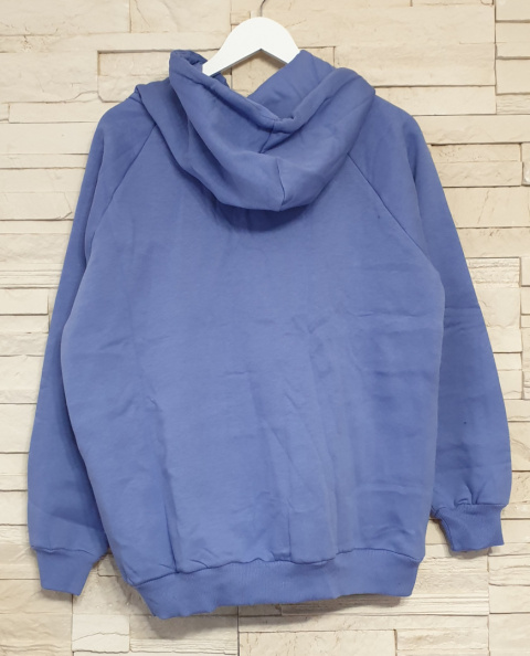 MEGI Bluza fiolet lila ocieplana z kółeczkiem MEGI Bluza fiolet lila ocieplana z kółeczkiem